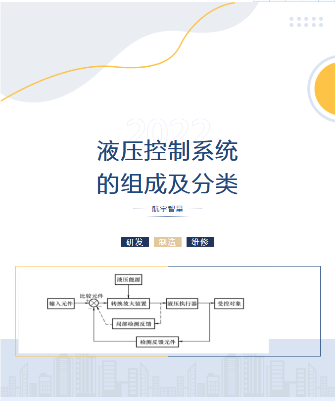 液压控制系统的组成及分类